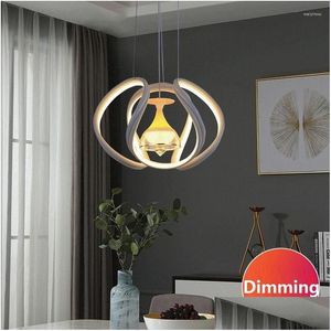 Pendants LAMPS PENDANTS CHANDELIER LED CHANDELER POSTmodern Nordic Bar Counter Lighting Exhibing Exhibition LAMP Drop délivre DHDB8