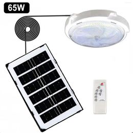 Lámparas colgantes Luz de techo solar Lámpara LED impermeable al aire libre Decoraciones de araña con control remoto para sala de granero de cobertizo interior