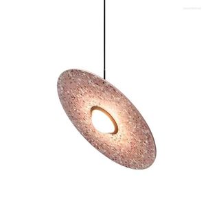 Hanglampen terrazzo woonkamer lichten gang gang moderne minimalistische trap hoek slaapkamer bed 110-240V