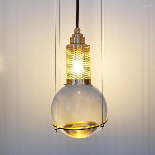 Lámparas colgantes Vintage Led Industrial Lighting Deco Maison E27 Light Home Bulb Lamp Luxury Designer Lustre Suspensión