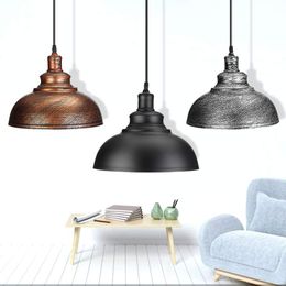 Lampes suspendues Vintage lumières rétro industriel suspendu lustre Loft E27 salle à manger restaurant lampe lampe pendentif
