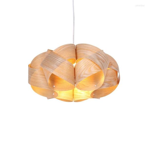 Lampes suspendues prix de gros style chinois écorce loft LED lustre chambre salon restaurant lampe suspendue luminaire