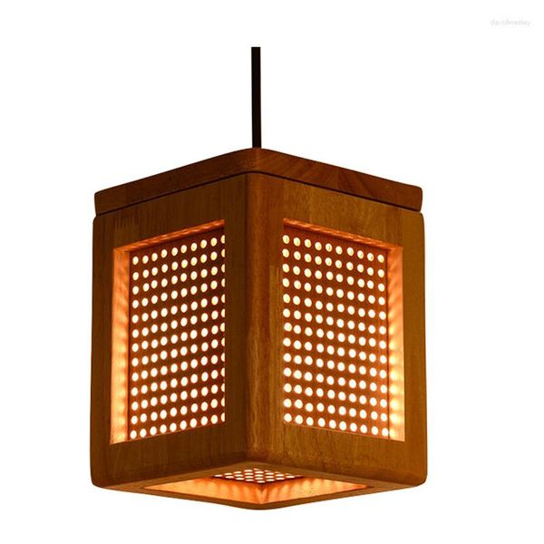 Lámparas colgantes Wonderland Wood Modern Led Light American Loft Country Style Lámpara para restaurante / bar / comedor / dormitorio Iluminación del hogar