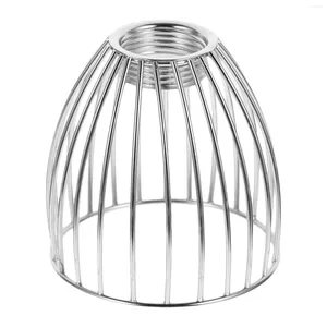 Lampes suspendues Cage à oiseaux en fer forgé Abat-jour Abat-jour Couverture de lumière de table Ligne métallique