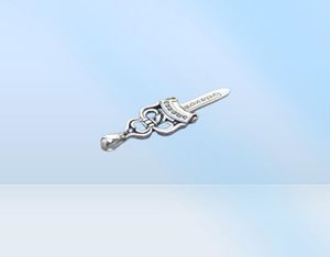 Hanger luxe design ketting mode juwelen bar mannelijk dominering 925 sterling zilveren heilig zwaard quan zhilong dezelfde ch origineel r1148204