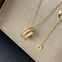 Collier pendentif colliers de diamant pour or rose collier en acier titane en forme de serpent bijoux de mode chaîne en or hommes cadeau de fête s