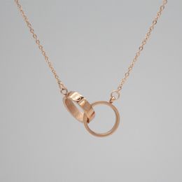 Hanger ketting voor vrouwen liefde designer ketting outdoor delicate kristallen diamant luxe sieraden lange metalen roestvrij staal vergulde gouden ketting voor mannen E23