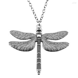 Collares pendientes 1 pieza 63x71mm collar de abalorios de libélula grande para mujer gota proveedor colgantes regalo femenino