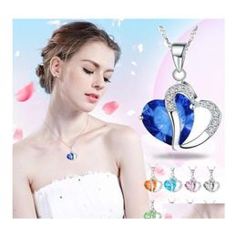 Hangende kettingen 10 kleuren romantische kristallen hangers voor vrouwen mooi