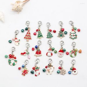 Hangende kettingen 10 stuks/lot kerstparl charm hangers kerstboom