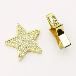 Colliers de pendentif 10 pièces Star Charms Bijoux Accessoires Collier Pendants pour femmes Perles de zircon 8202