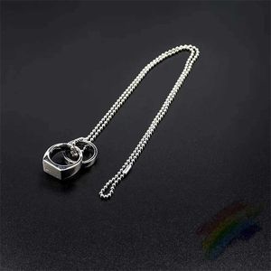 Hangende kettingen 1017 Alyx 9SM ketting ketting heren 1 1 beste kwaliteit gespeld metalen ketting T240429