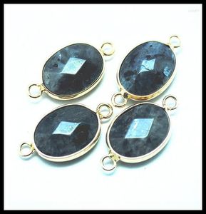 Pendentif Colliers 10pcs Connecteurs de pierre de labradorite chinoise pour bracelets pour hommes de mode faisant la taille 13x18mm Gem Chine la plus grande agence