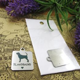 Hanger Kettingen 10 stks-"Bloedhond" hondenliefhebber Rvs Bedels Meer Stijl Voor Het Kiezen DIY Hangers Ketting