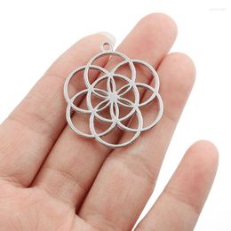 Pendentif Colliers 10 Pcs Tibétain Argent Géométrie Creuse Cadre Rond Charmes Pour Collier À Faire Soi-Même Goutte Boucle D'oreille Fabrication De Bijoux Résultats