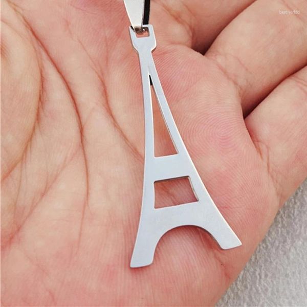 Pendentif Colliers 12 Pièces Effiel Tour Charmes En Acier Inoxydable Pour Unisexe DIY Composant De Bijoux Romantique En Gros