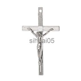 Pendentif colliers 12 pièces jesus catholique bijoux à bricoler soi-même faisant des accessoires croix charmes chrétien en alliage de Zinc matériel en gros pendentifs pour colliers x1009