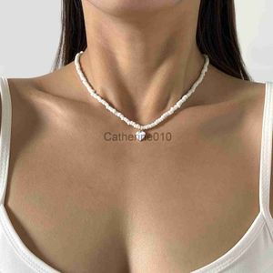 Hangende kettingen 1 pc zaad kralen ketting handgemaakte veelkleurige zoete hart hangers ketting meisjes choker kraag voor vrouwen fashion joodse geschenken j230817