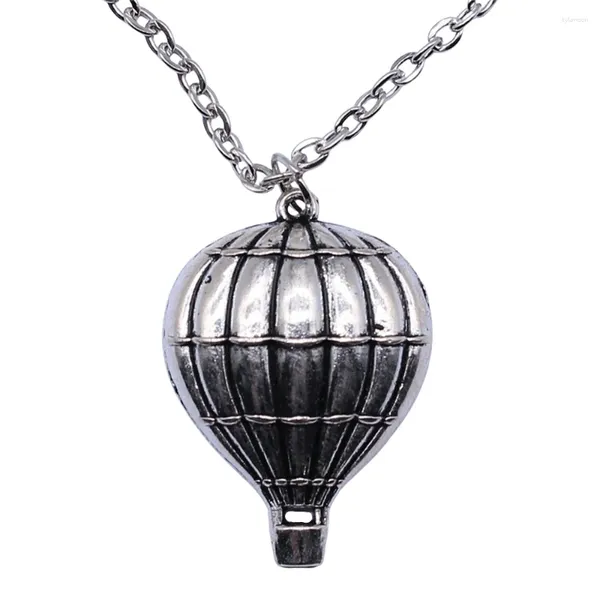 Collares colgantes 1pcs collar de globo de aire para mujeres accesorios de hombres joyas longitud de cadena hecha a mano 43 5 cm