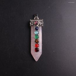 Collares pendientes 1 UNIDS Collar de Piedra Natural de Alta Calidad Cristal de Cuarzo Opalite Reiki Péndulo Curativo Para Mujeres Hombres Amuleto de Adivinación