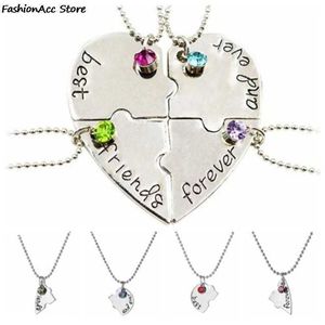 Colliers pendants 1PCS / Set Best Friend Forever et Ever Bff Friend Collier Set Coeur Puzzle Puzzle à main