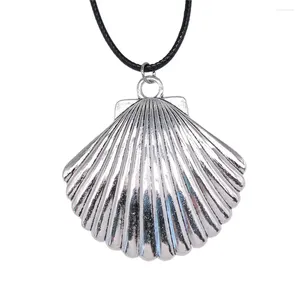 Collares colgantes 1pcs collar de cuello con cáscara joyería de teléfono para hombres longitud de cadena hecha a mano 45 4 cm