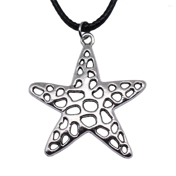 Colliers pendants 1pcs Collier étoiles accessoires pour les femmes de bijoux de bijoux Longueur de chaîne en gros 45 4cm