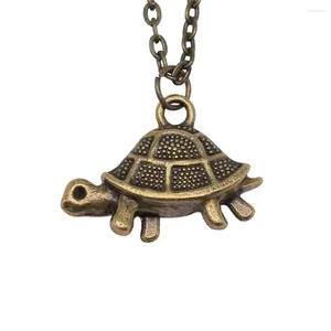 Collares colgantes 1 PCS Cadenas de tortuga para mujeres Materiales Joyas Hombres DIY Longitud de la cadena 43 5 cm