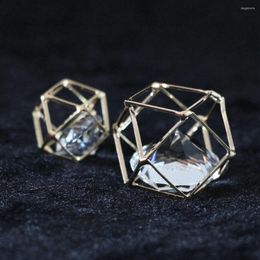 Hangende kettingen !! 2/pc's strass kralen kristallen boog kubus koperen kooi 18 mm 27 mm fit diy dames sieraden b881