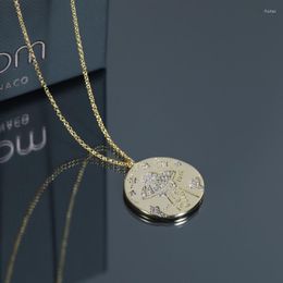 Hangende kettingen 2022 aankomst Marokko UFO Design Gold Chain Necklace merk Originele speciale meid