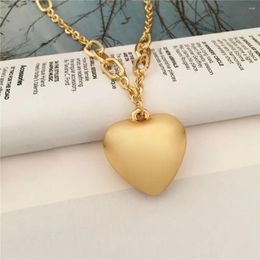 Colliers pendentifs 2023 Fashion Tiny Heart Collier Initial Collier Gold Color Color pour femmes Bijoux Cadeau