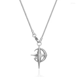 Pendentif Colliers 2023 Moon Star Collier pour femmes Egirls Y2k Hip Hop Cou Bijoux Cool Clavicule Chaîne Coréenne Mode Cadeau De Fête