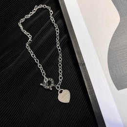 Hangertjeskettingen 2024 Mode-sieraden Ontwerper Luxe ketting Chokerketting 925 verzilverd 18k goud Roestvrij staal Letter voor dames g Izjj H24227