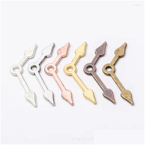 Colliers de pendentif 20pcs 27 10 1,5 mm en alliage rétro aiguille charme de mode Pendentiaux pour collier de bricolage