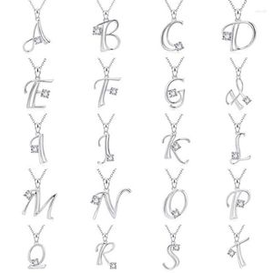 Hanger kettingen 26 letters a - z initiële m s c k alfabet charme ketting voor vrouwen zeggen mijn naam bruiloft verjaardag sieraden dz103