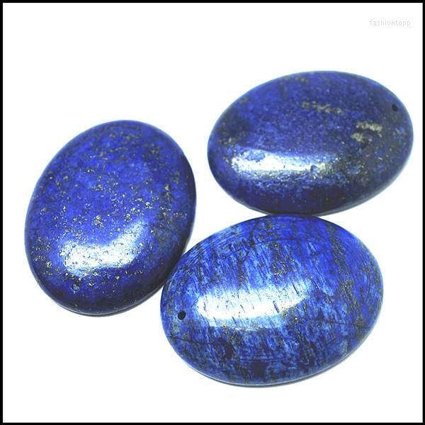 Collares pendientes 2PC Colgantes de piedras preciosas naturales Lapislázuli natural Venta al por mayor Calidad de moda superior PRECIO DE MUJER