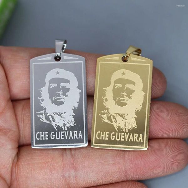 Colliers pendants 2pcs / lot The Ernesto Che Guevara pour collier bracelets bijoux artisanat fabriquant des découvertes à la main