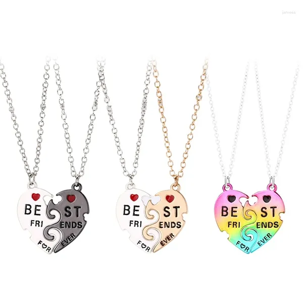 Colliers pendants 2pcs / set !!Collier pour toujours collier pour toujours