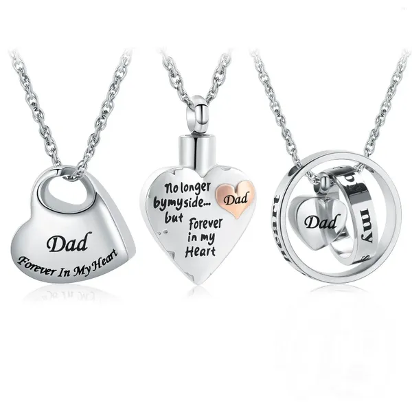 Colliers de pendentif 3 pack Pack Memorial Jewelry Crémation Ashes Liscolt Small Urns Collier For Holder KeepSake