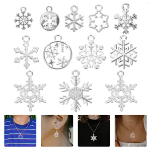 Hanger kettingen 60 stuks kerstbedels sieraden maken bulk sleutelhanger vakantie sneeuwvlok legering ambachten armband