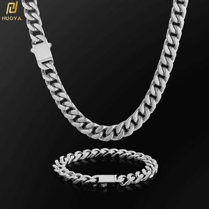 Hangende kettingen 8-16 mm Hiphop Miami Curb Cubaanse ketting ketting roestvrij staal mannen Cuban Link Chain Rappe sieraden T230413