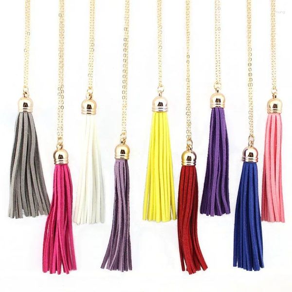 Colliers pendants 8 cm en cuir en cuir en cuir