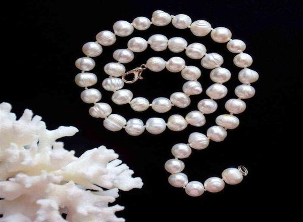 Collares colgantes 910 mm Especial s de hilo natural Collar de perlas de agua dulce Blanco Negro Rosa Disponible 18 pulgadas 0209267a6729982