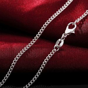 Hangende kettingen 925 Sterling zilveren ketting ketting geschikt voor vrouwen 16/18/20/22/24/26/28/30 inch luxe designer sieraden accessoires Groothandel GAABOU Q240430