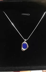 Collares colgantes Conjunto de plata de ley 925 Collar de piedras preciosas de lapislázuli natural para mujeres Piedra irregular Ágata Malaquita Joyería artesanal