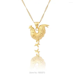 Hanger Kettingen Adixyn Mode Vrouwen Sieraden Goud Kleur Animal Cock Kip Ketting