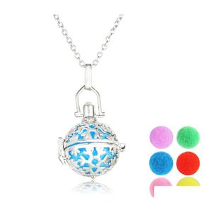 Pendentif Colliers Esthétisme Modélisation De La Neige Bricolage Évider Aromathérapie Collier Rond Mti Diamant Couleur La Balle Peut Frapper Hoisted F Dhbdz