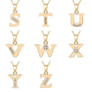 Hanger kettingen alle 26 Engelse letters mode lucky ketting alfabet eerste bord moeder vriend familienaam cadeau sieraden
