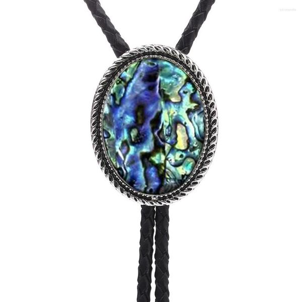 Pendentif Colliers American Western Fashion Hommes Et Femmes Shell Stone Bolo Tie