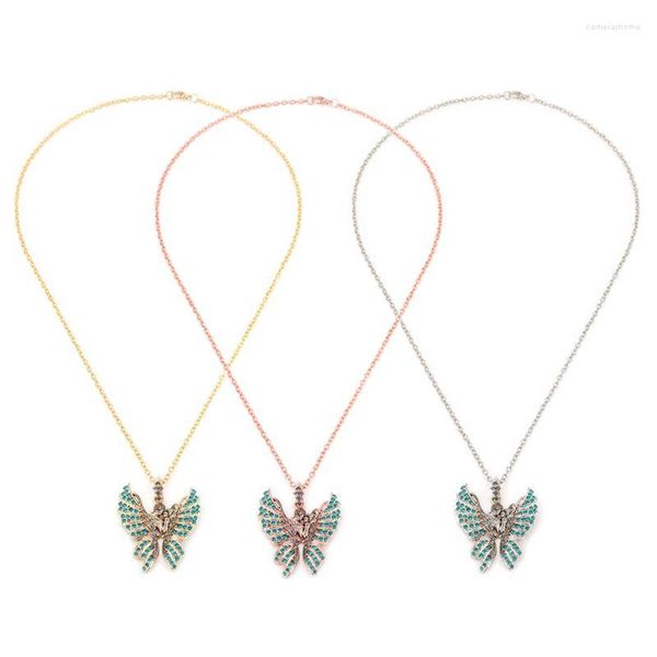 Collares pendientes Ángel cristal collar clavícula cadena lindo gargantilla joyería regalo para mujeres niñas